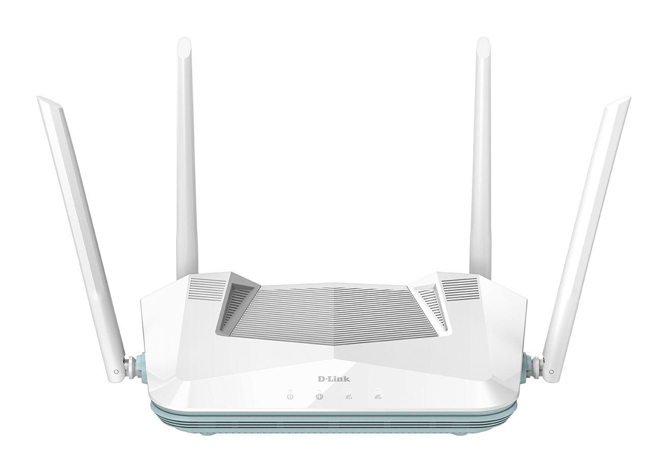 Produktfoto 1 von D-Link R32 WLAN Router WiFi 3200Mbit/s 2.4 GHz, 5 GHz AX3200 802.11a, 802.11ac, 802.11b, 802.11g, 802.11n 800 Mbit/s,