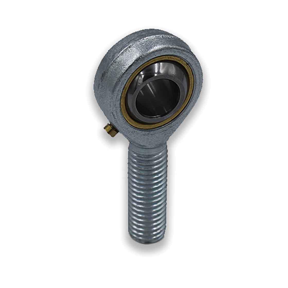 LDK 61mm Kohlenstoffstahl Gelenkkopf, Wellen-Ø 10mm, Außengewinde M10 Stecker, Traglast bis 7.5kN