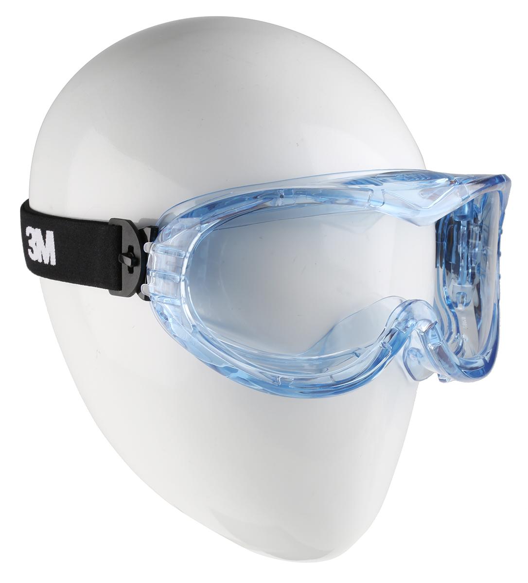 Produktfoto 1 von 3M FAHRENHEIT Schutzbrille, Carbonglas, Klar, belüftet, Rahmen aus PVC kratzfest