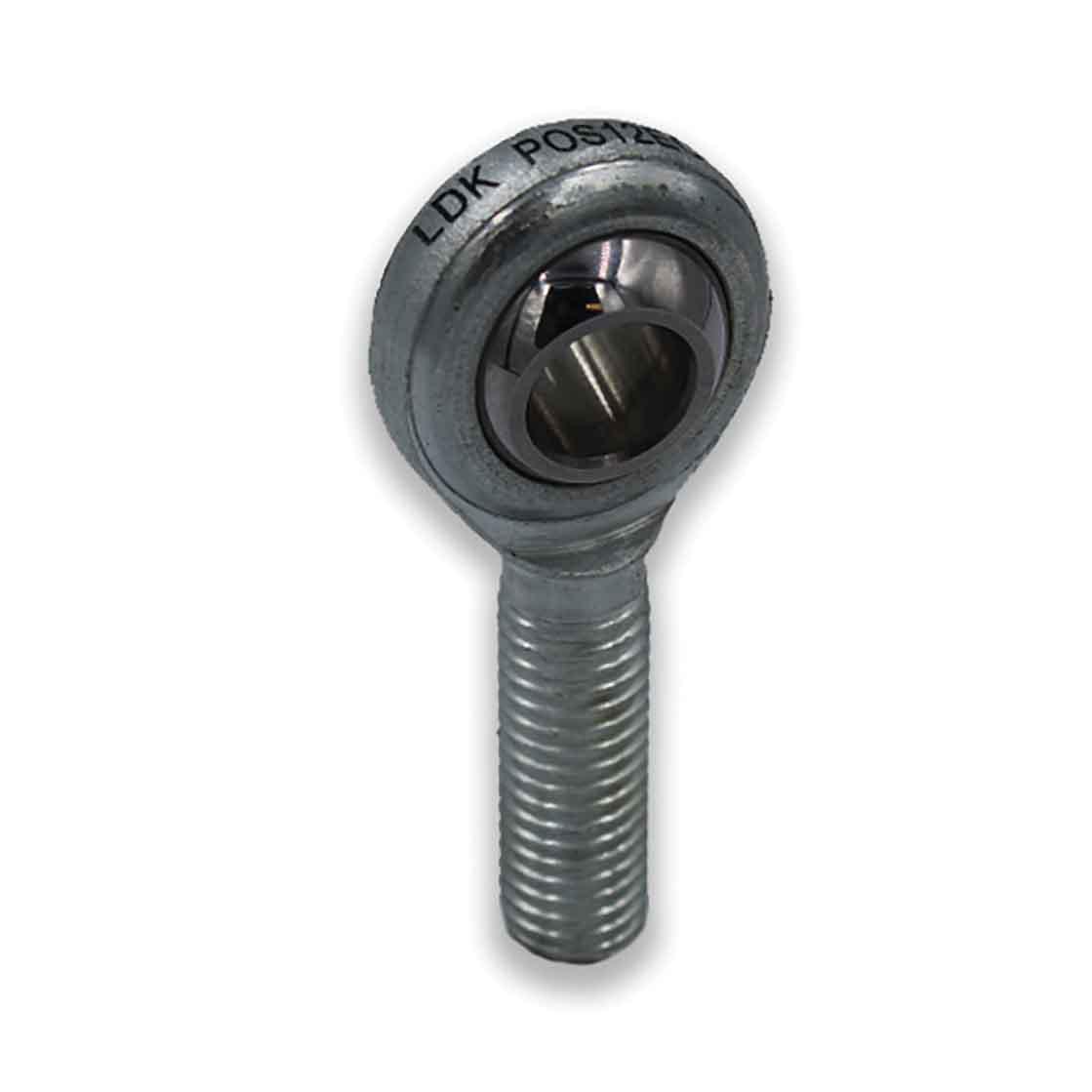 Produktfoto 1 von LDK 61mm Kohlenstoffstahl Gelenkkopf, Wellen-Ø 10mm, Außengewinde M10 Stecker, Traglast bis 10.4kN