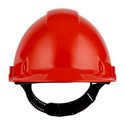 Produktfoto 1 von 3M Peltor Uvicator G3000 Schutzhelm belüftet , ABS Rot, gefüttert