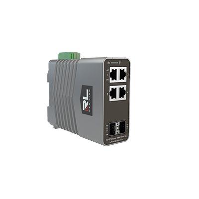 Produktfoto 1 von Red Lion Industrial-Ethernet-Switch 6-Port Verwaltet 10/100/1000Mbit/s