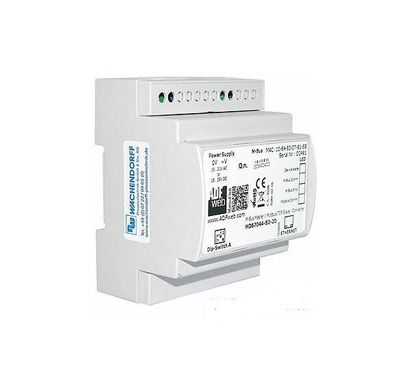 Produktfoto 1 von Wachendorff HD67xxx GateWay-Bauteil für Modbus und Modbus TCP Digital IN Gateway Digital OUT, 71 x 95 x 60 mm