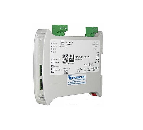 Produktfoto 1 von Wachendorff HD67xxx GateWay-Bauteil für PROFINET und CANHD67606-A1 Digital IN Gateway Digital OUT, 23 x 107 x 120 mm