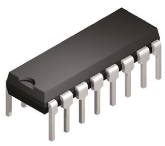 Produktfoto 1 von Toshiba THT Quad Optokoppler AC-In / Transistor-Out, 16-Pin PDIP, Isolation 5 kV eff