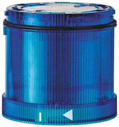 Werma KombiSIGN 71 644 Signalleuchte EVS-Licht Blau, 24 Vdc, 70mm x 65mm