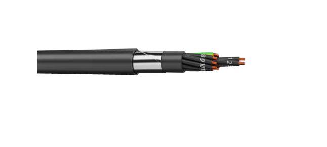 Produktfoto 1 von AXINDUS Bewehrte Kabel, 27-adrig Typ Bewehrt Schwarz x 1,5 mm², 100m, 1 kV, PVC