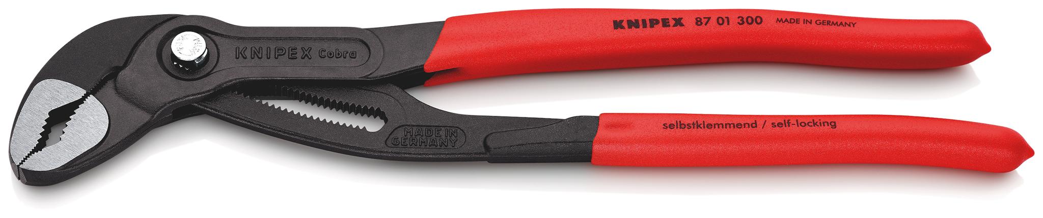 Produktfoto 1 von Knipex Cobra® Wasserpumpenzange, gebogen 300 mm