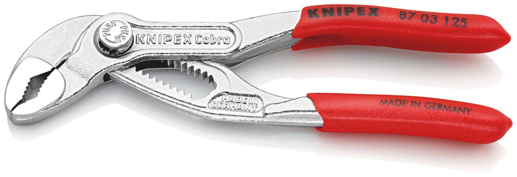 Produktfoto 1 von Knipex Cobra® Wasserpumpenzange, gebogen 125 mm