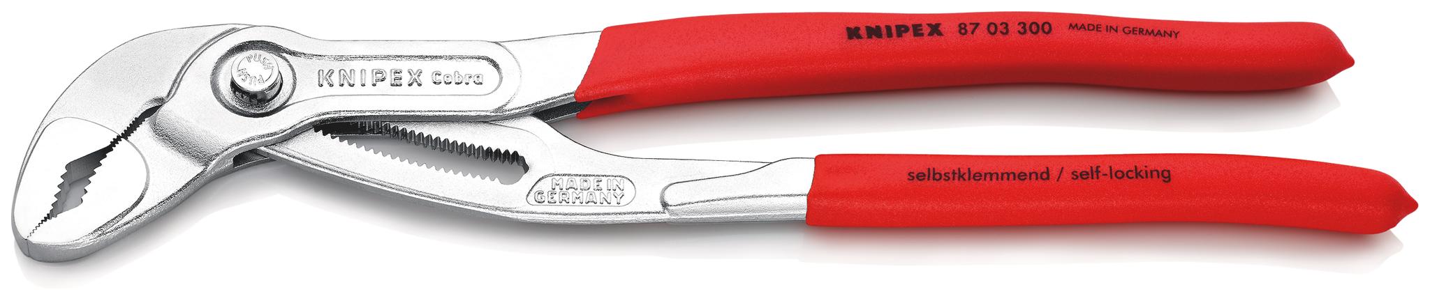 Produktfoto 1 von Knipex Cobra® Wasserpumpenzange, gebogen 305 mm