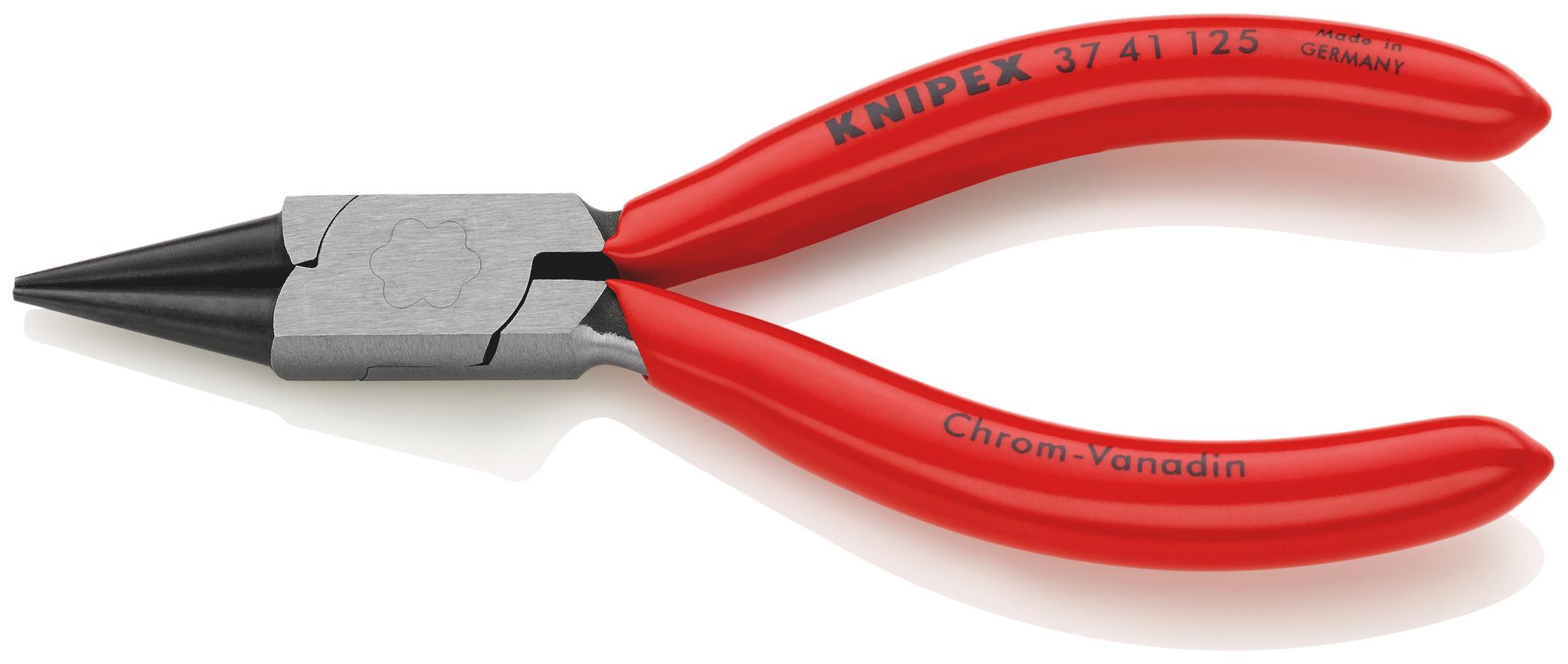 Produktfoto 1 von Knipex 37 41 125 Zange / Backen 27mm , gebogen 125 mm