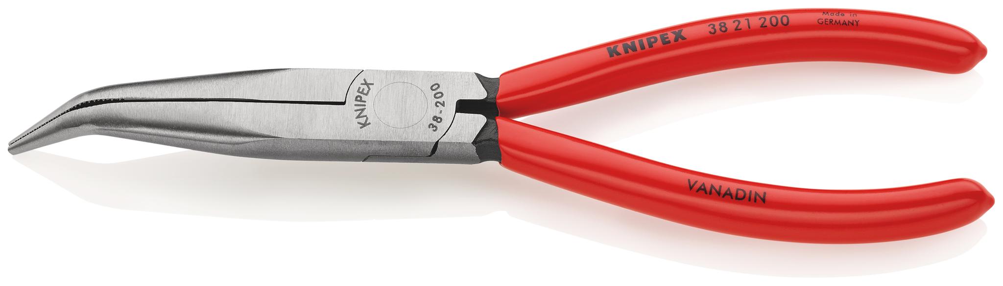 Produktfoto 1 von Knipex 38 21 200 Zange / Backen 73mm , gebogen 200 mm