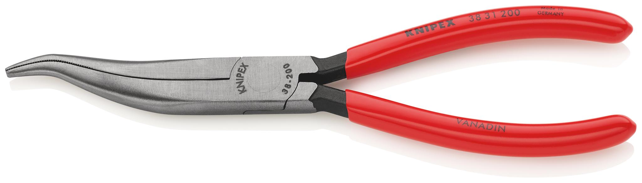 Produktfoto 1 von Knipex 38 31 200 Zange / Backen 73mm , gebogen 200 mm