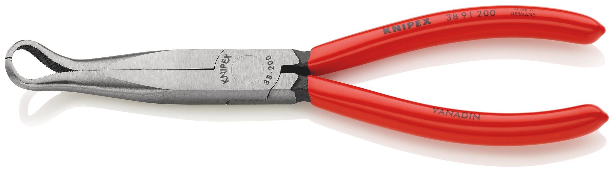 Produktfoto 1 von Knipex 38 91 200 Zange / Backen 73mm , gebogen 200 mm