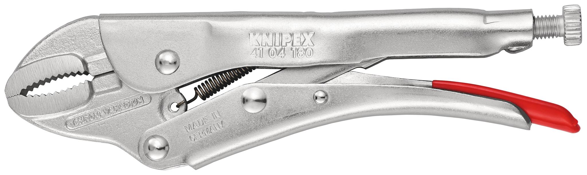 Produktfoto 1 von Knipex 41 04 180 Zange , gebogen 180 mm