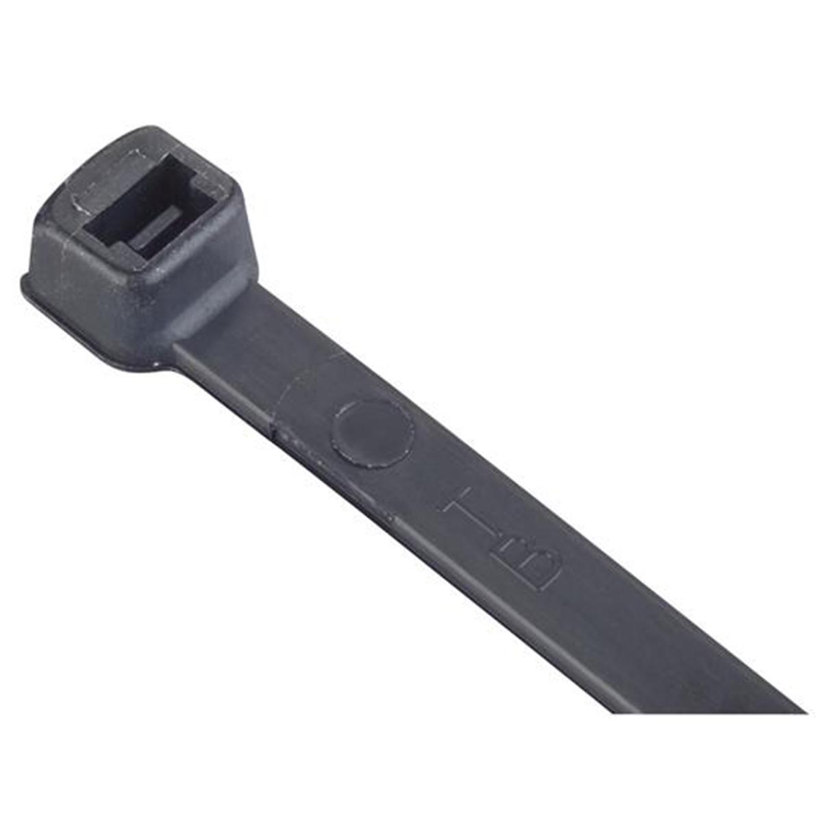 Thomas & Betts Nylon 66 Kabelbinder Schwarz 4,67 mm x 186.4mm, 100 Stück