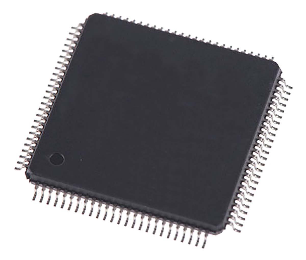 Produktfoto 1 von STMicroelectronics Mikrocontroller STM32F4 ARM Cortex M4 32bit SMD 1,024 MB LQFP 100-Pin 180MHz 256 KB RAM 2xUSB