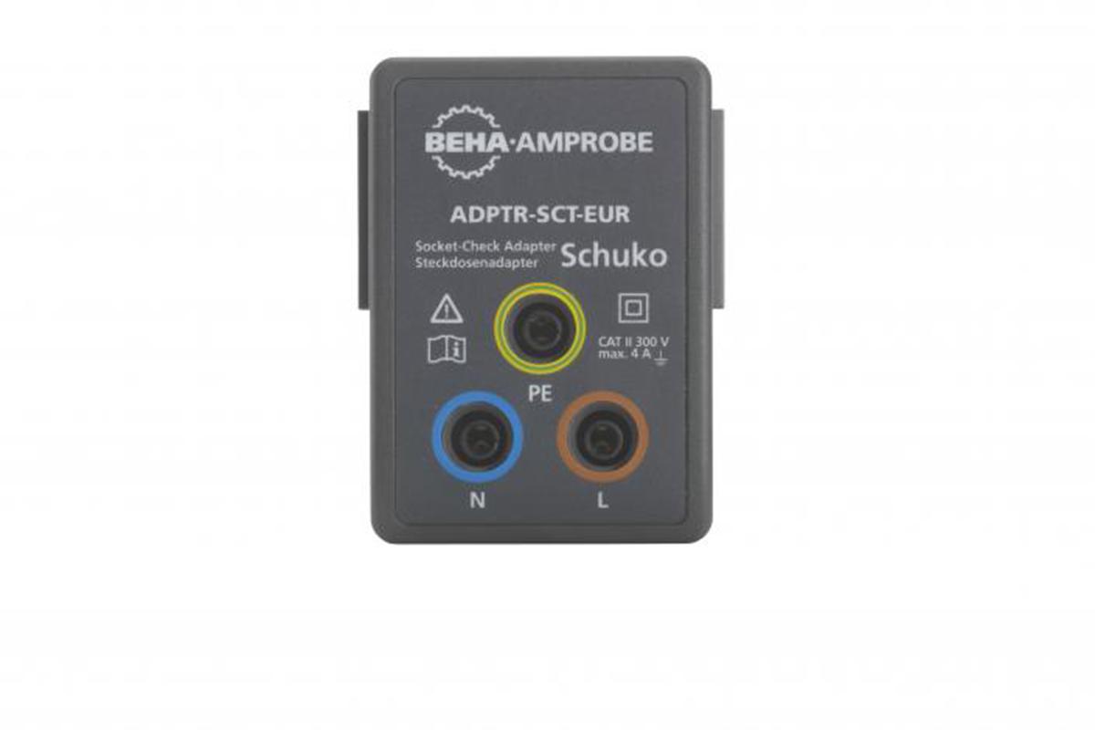 Beha-Amprobe ADPTR-SCT-EUR Taschencheck-Adapter für Installationstester, Isolationstester, tragbare Gerätetester (PAT),