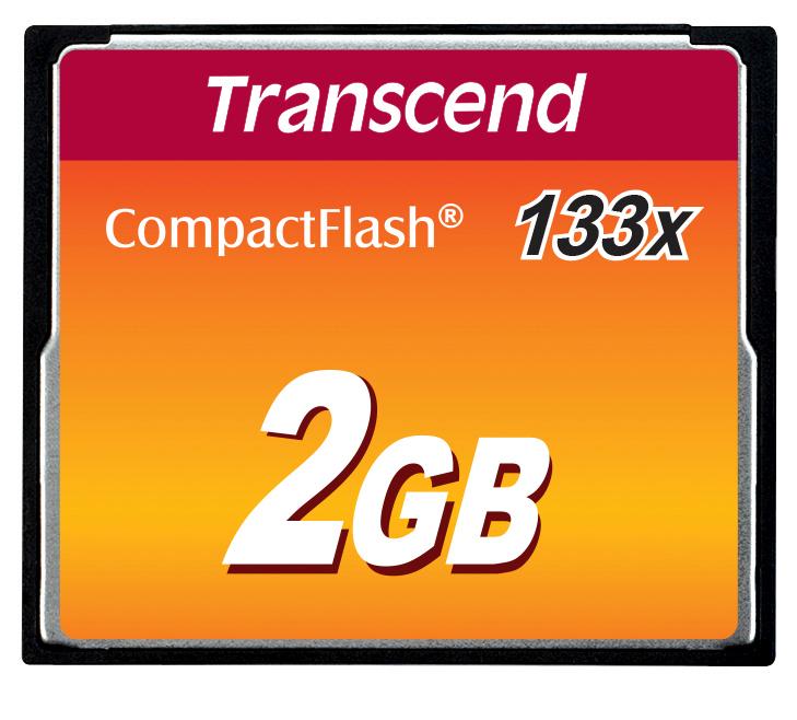 Produktfoto 1 von Transcend Speicherkarte, 2 GB, CompactFlash, MLC