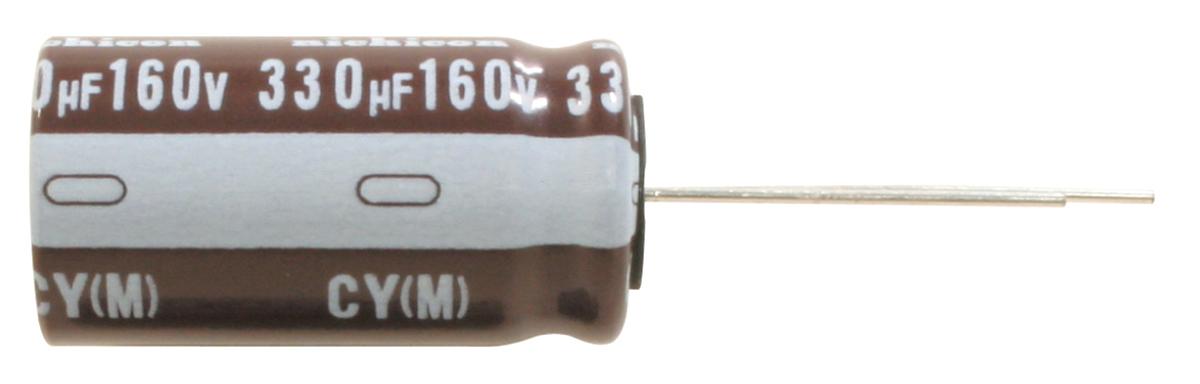 Produktfoto 1 von Nichicon CY, THT Aluminium-Elektrolyt Kondensator 47μF ±20% / 400V dc, Ø 16mm x 20mm, bis 105°C