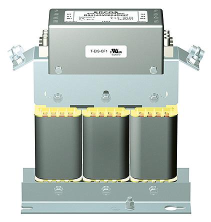 Produktfoto 1 von EPCOS B84143V EMV-Filter, 520 V ac, 11A, Gehäusemontage, Anschlussblock, 3-phasig / 50/60Hz