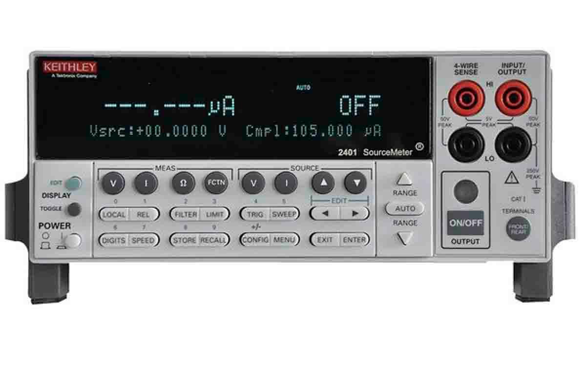 Keithley 2400 Sourcemeter 20 W, ±200 mV → ±20 V / ±1 μA → ±1 A, 200 mΩ → 200 MΩ,