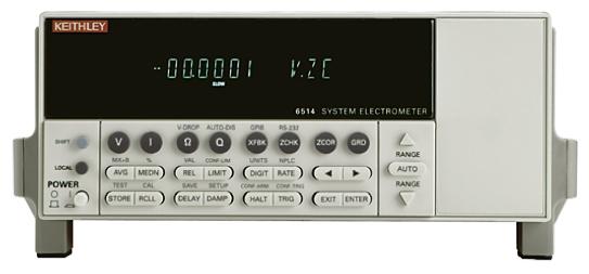 Produktfoto 1 von Keithley 6514/E, TischDigital Tischmultimeter / 20mA ac, 200GΩ, ISO-kalibriert