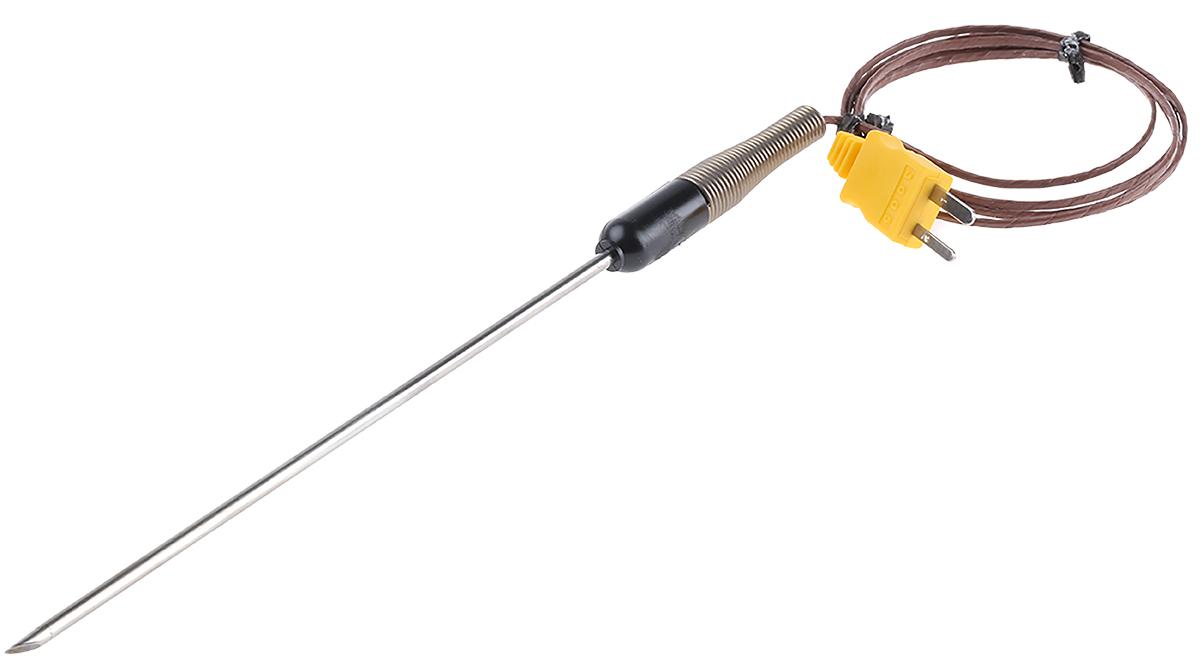 Fluke Temperatursensor, K, Lanze x 140mm Einstechsonde, max.Temp +260 °C, ISO-kalibriert