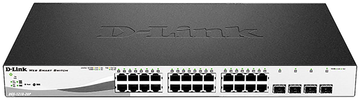 D-Link DGS-1210-28P Ethernet-Switch Rackmontage PoE 28-Port Smart 10/100/1000Mbit/s 440 x 210 x 44mm