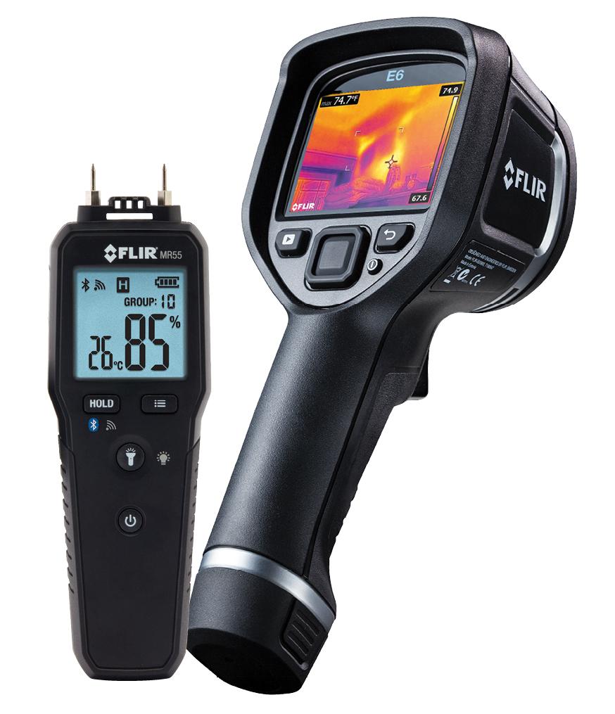 Produktfoto 1 von FLIR E6-XT WiFi + MR55 Wärmebildkamera mit WLAN Fest-Fokus 240 x 180Pixel, -20 → +550 °C, -4 → 1022 °F /