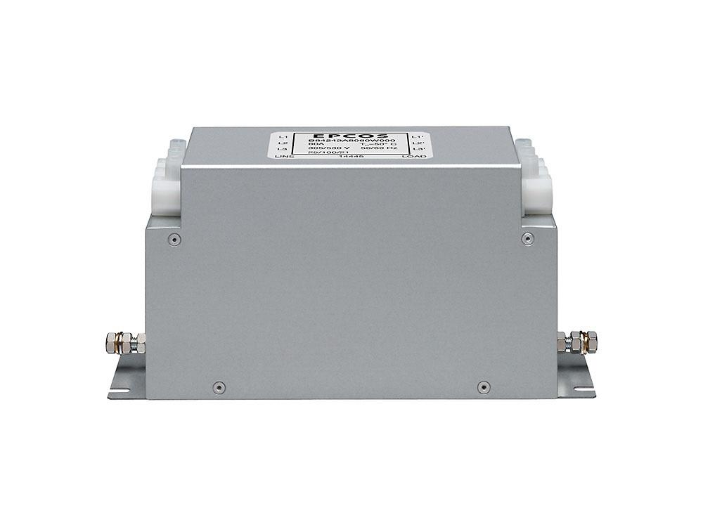 Produktfoto 1 von EPCOS B84243A EMV-Filter, 305/530 V ac, 140A, Anschlussblock, 3-phasig 14 mA / 50/60Hz