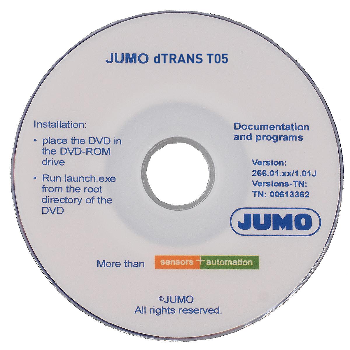 Jumo Software für Programmierbarer 2-adriger Sender dTRANS T05