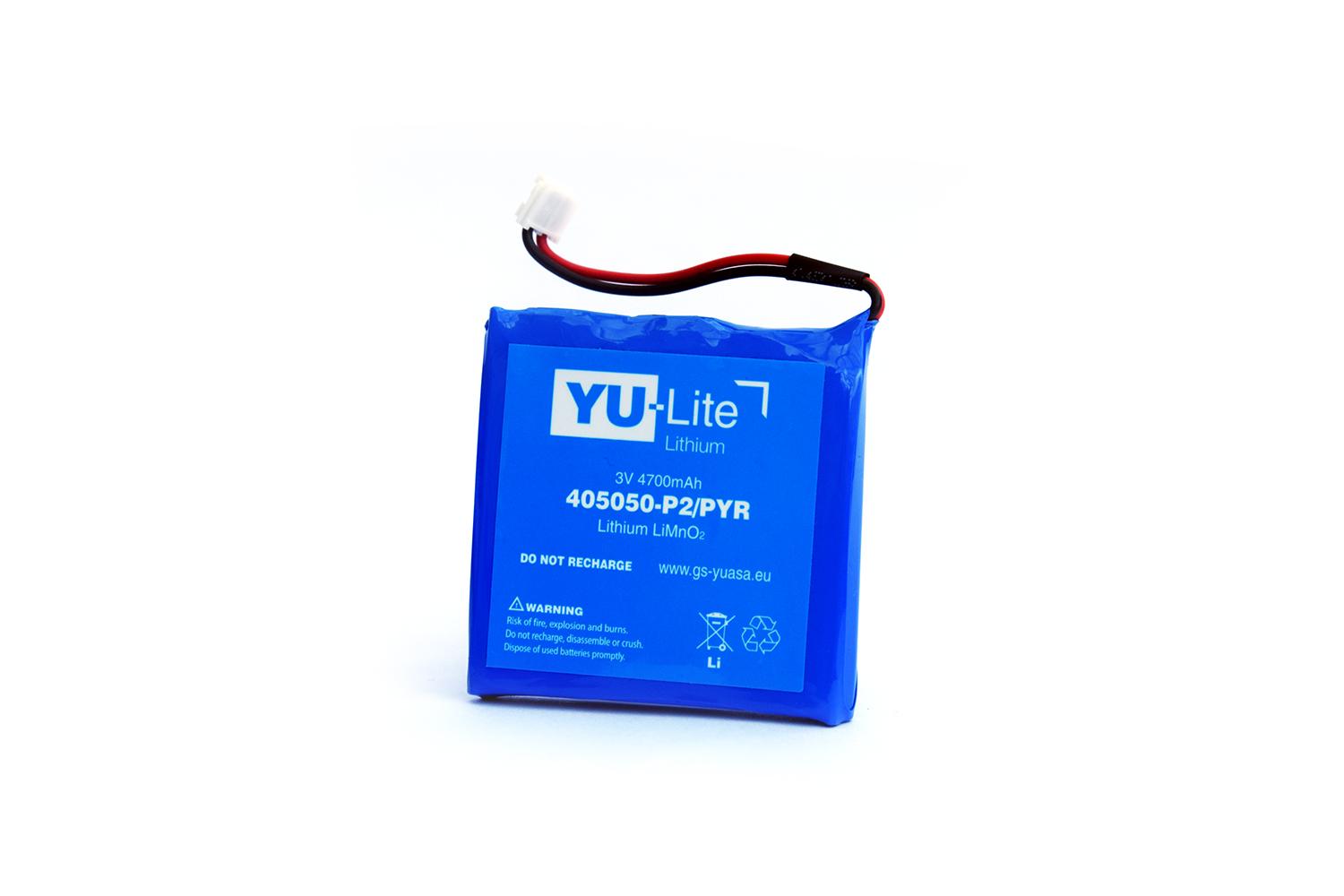 Produktfoto 1 von Yuasa 405050-P2/PYR 3 V Lithium Batterie, 3V / 4.7Ah LiMnO2