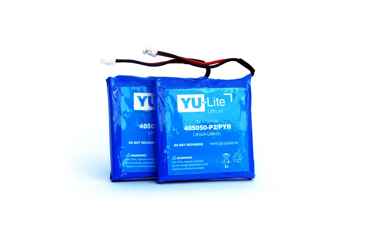 Produktfoto 1 von Yuasa 405050-P2/PYR 3 V Lithium Batterie, 3V / 4.7Ah LiMnO2