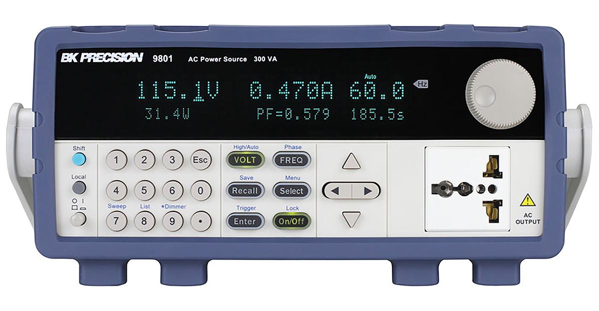 Produktfoto 1 von BK Precision  Labornetzgerät 300VA, 150 V ac, 300 V ac / 1.5 A, 3 A, ISO-kalibriert