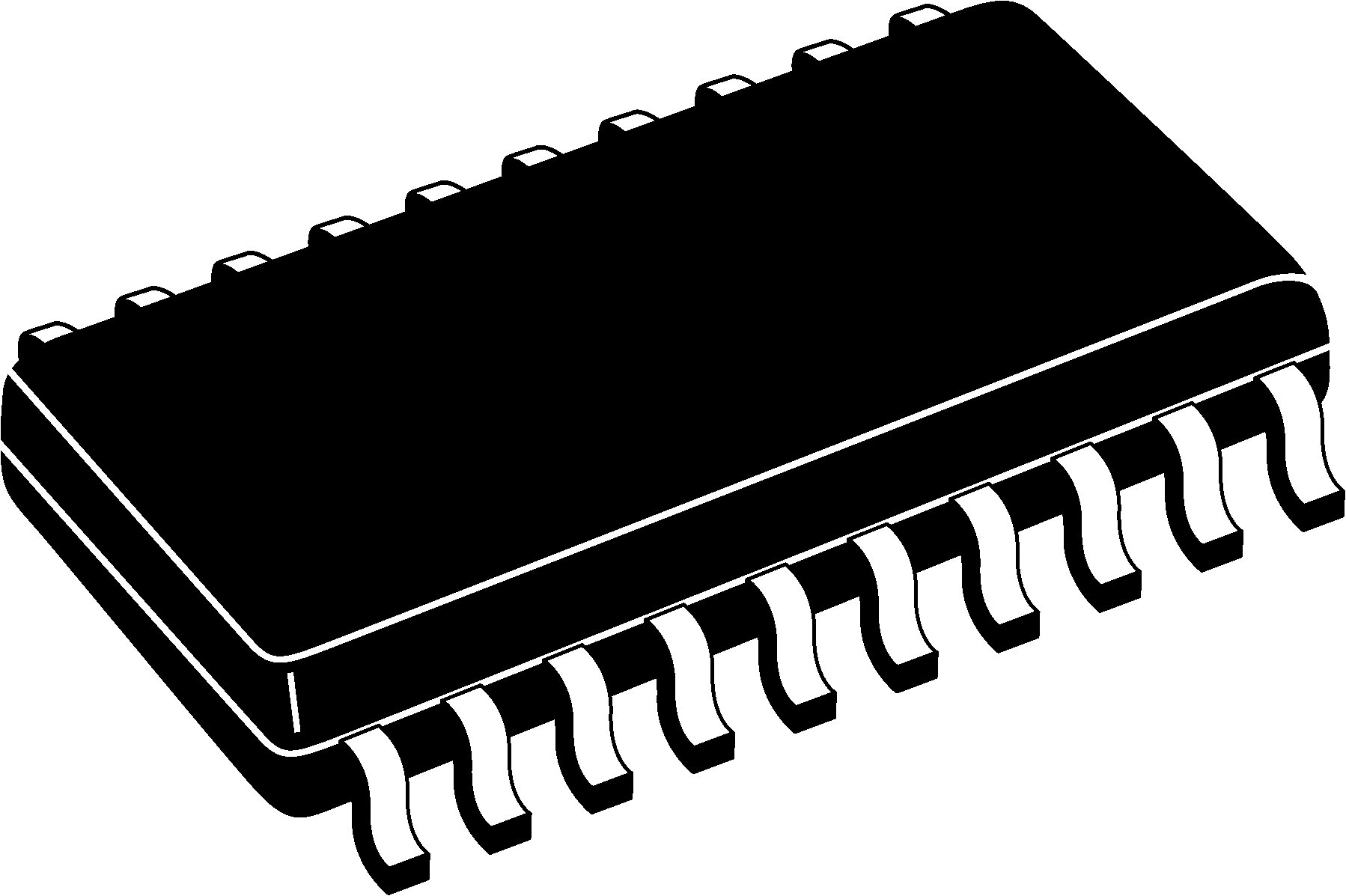 Produktfoto 1 von Analog Devices 8 bit DAC AD7226KRZ, Quad 143ksps SOIC W, 20-Pin, Interface Parallel