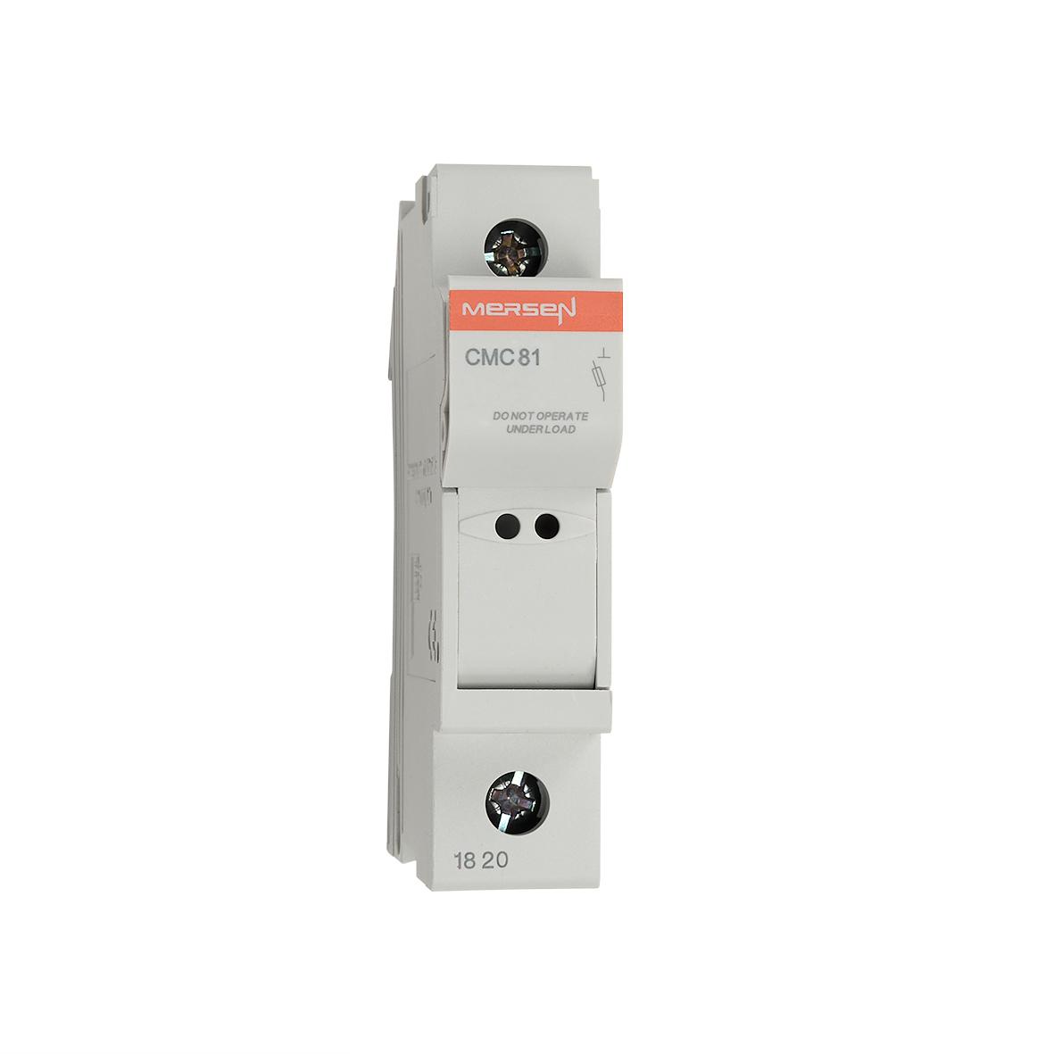 Mersen Sicherungshalter für Hutschienenmontage Modulostar für 8 x 31mm Sicherungen 25A 400V ac, Serie CMC8 1P-polig