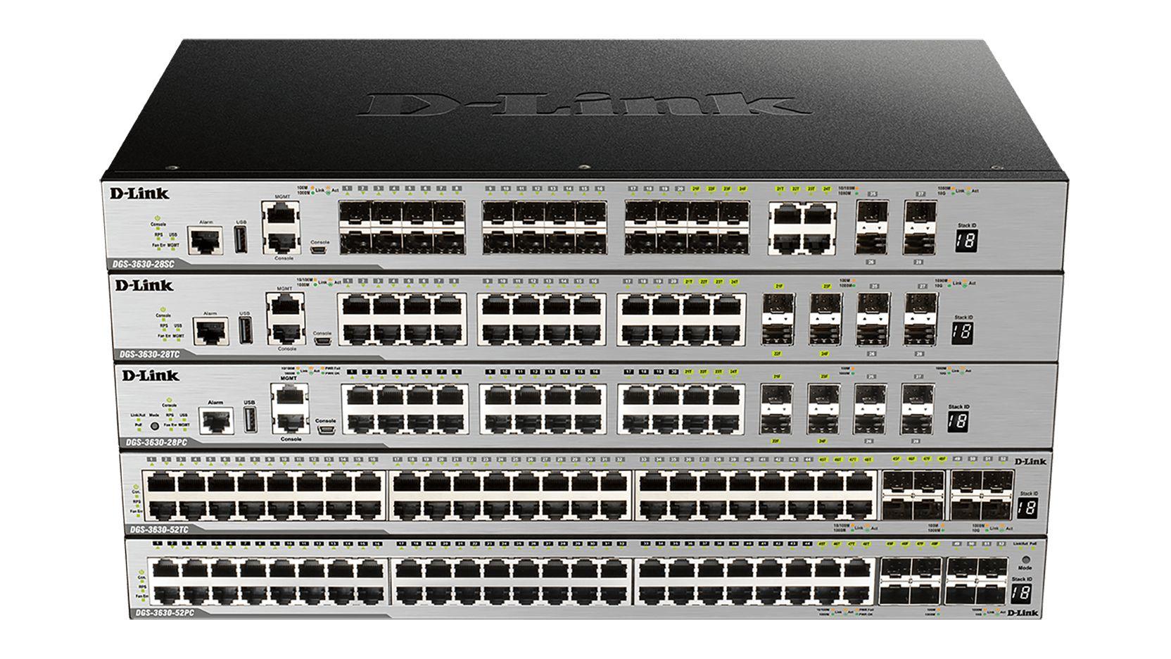 Produktfoto 1 von D-Link DGS-3630-28PC/SI Managed Switch PoE 28-Port Managed Switch