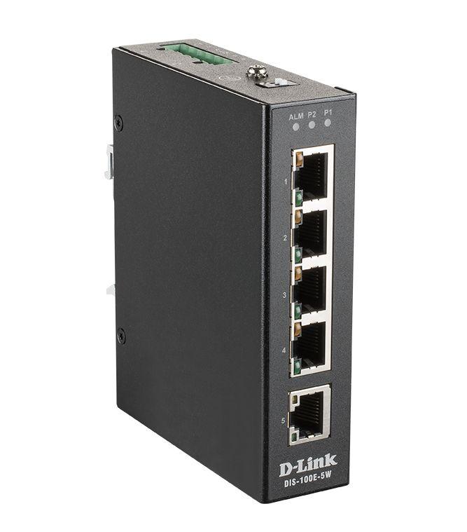 Produktfoto 1 von D-Link DIS-100E-5W Ethernet-Switch PoE 5-Port Unmanaged