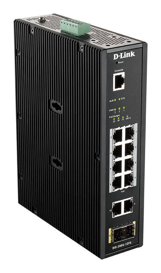 Produktfoto 1 von D-Link DIS-200G-12PS Ethernet-Switch PoE 13-Port Managed Switch