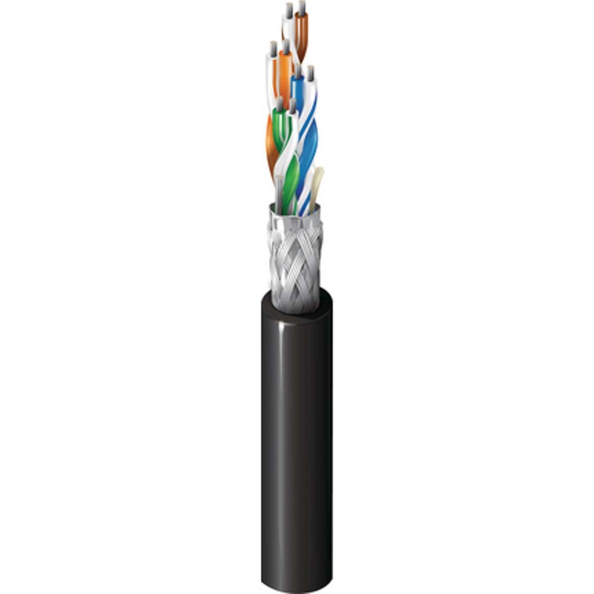 Belden 1633ES Ethernetkabel Cat.5e, 100m, Grau Verlegekabel SF/UTP, Aussen ø 6mm, PVC