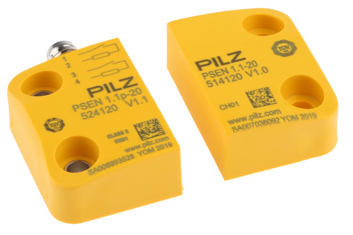 Produktfoto 1 von Pilz PSENmag M8 Berührungsloser Sicherheitsschalter aus Kunststoff 24V dc, 2NO, Magnet Betätiger