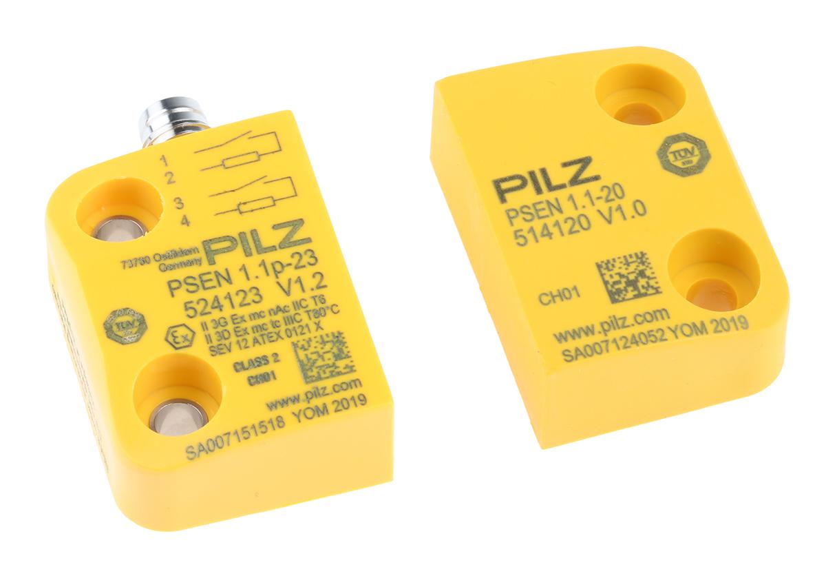 Produktfoto 1 von Pilz PSENmag M8 Berührungsloser Sicherheitsschalter aus Kunststoff 24V dc, 2NO, Magnet Betätiger