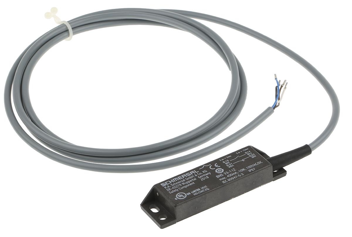 Produktfoto 1 von Schmersal BNS33 BNS33 Kabel Sicherheitsschalter aus Kunststoff 100V ac/dc, Schließer/Öffner, Kodierschalter