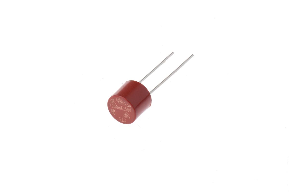 Littelfuse Sicherung, nicht rückstellend 250mA radial 250V ac Nylon T ø 8.5mm 8mm, Raster 5.08mm