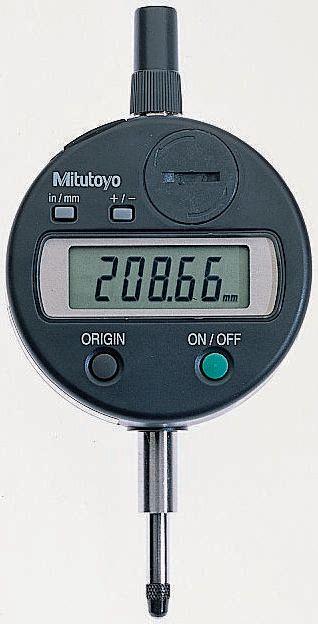 Mitutoyo  metrisch und zöllig Messuhr 0 → 0.5 in /  / ±0,0008 in, Auflösung , Auflösung 0,0005 in, ISO-kalibriert