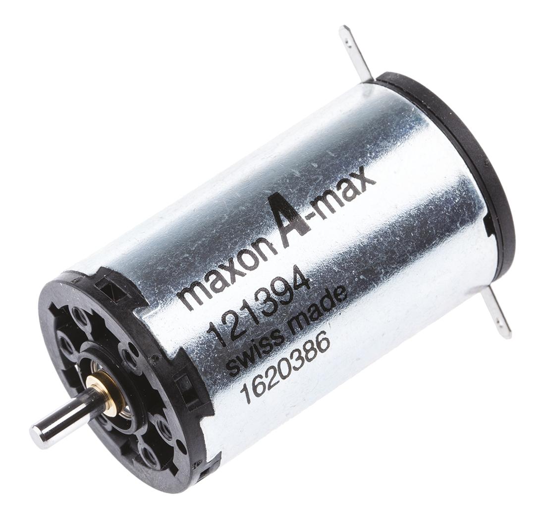 Produktfoto 1 von Maxon Bürstenmotor bis 17,2 mNm, 24 V dc / 11 W, Wellen-Ø 3mm x 44.7mm