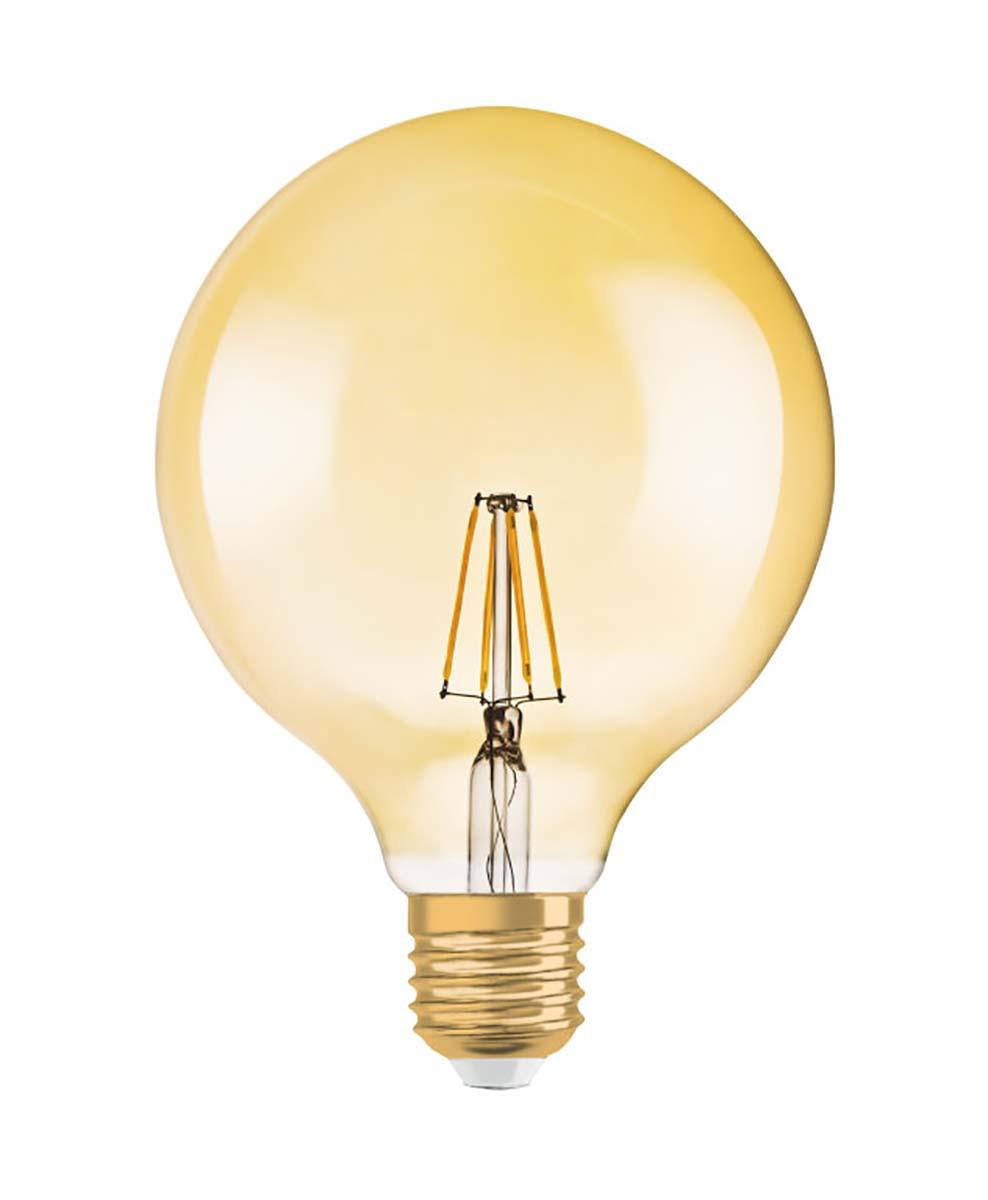 Produktfoto 1 von Osram, LED-Filament, LED-Lampe, Kugel, E, 7 W, 725 lm, E27 Sockel, 2500K