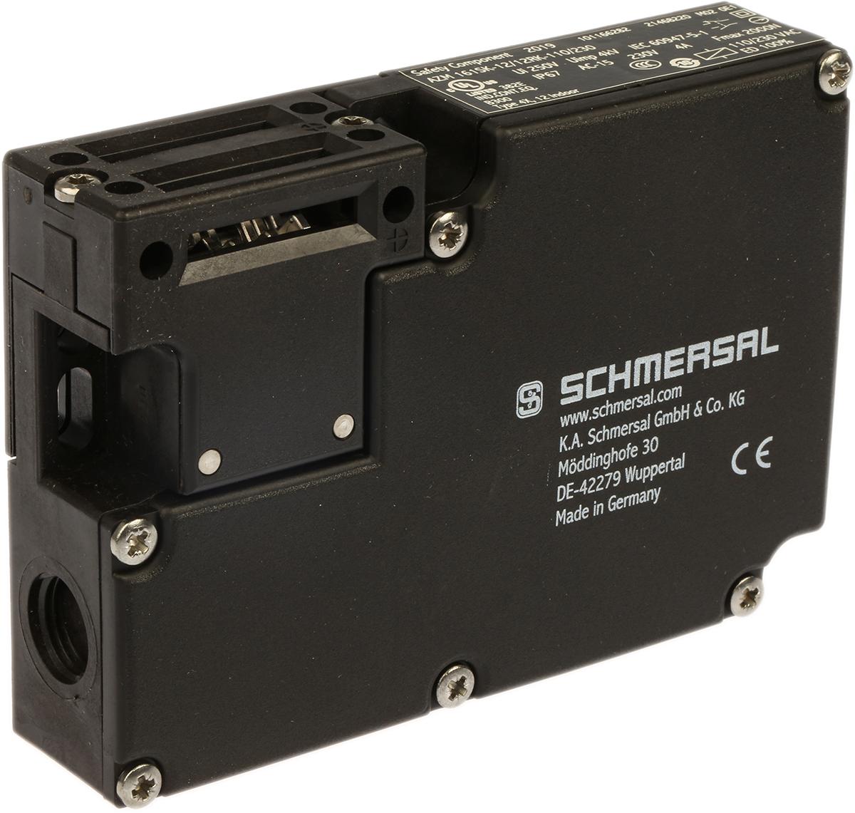 Produktfoto 1 von Schmersal AZM 161 Magnet-Verriegelungsschalter, Entriegelt bei Spannung, 110V ac, 230V ac, , 4NC