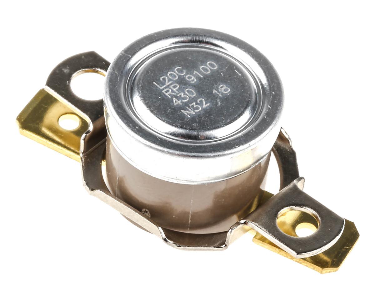 Honeywell Thermostat, Öffner, 0°C +186°C, Öffnungstemperatur +20°C, Schließtemperatur+10°C, 10A, Bimetall